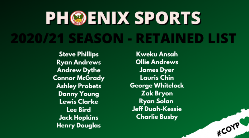 Phoenix Sports Retained List 2020_21